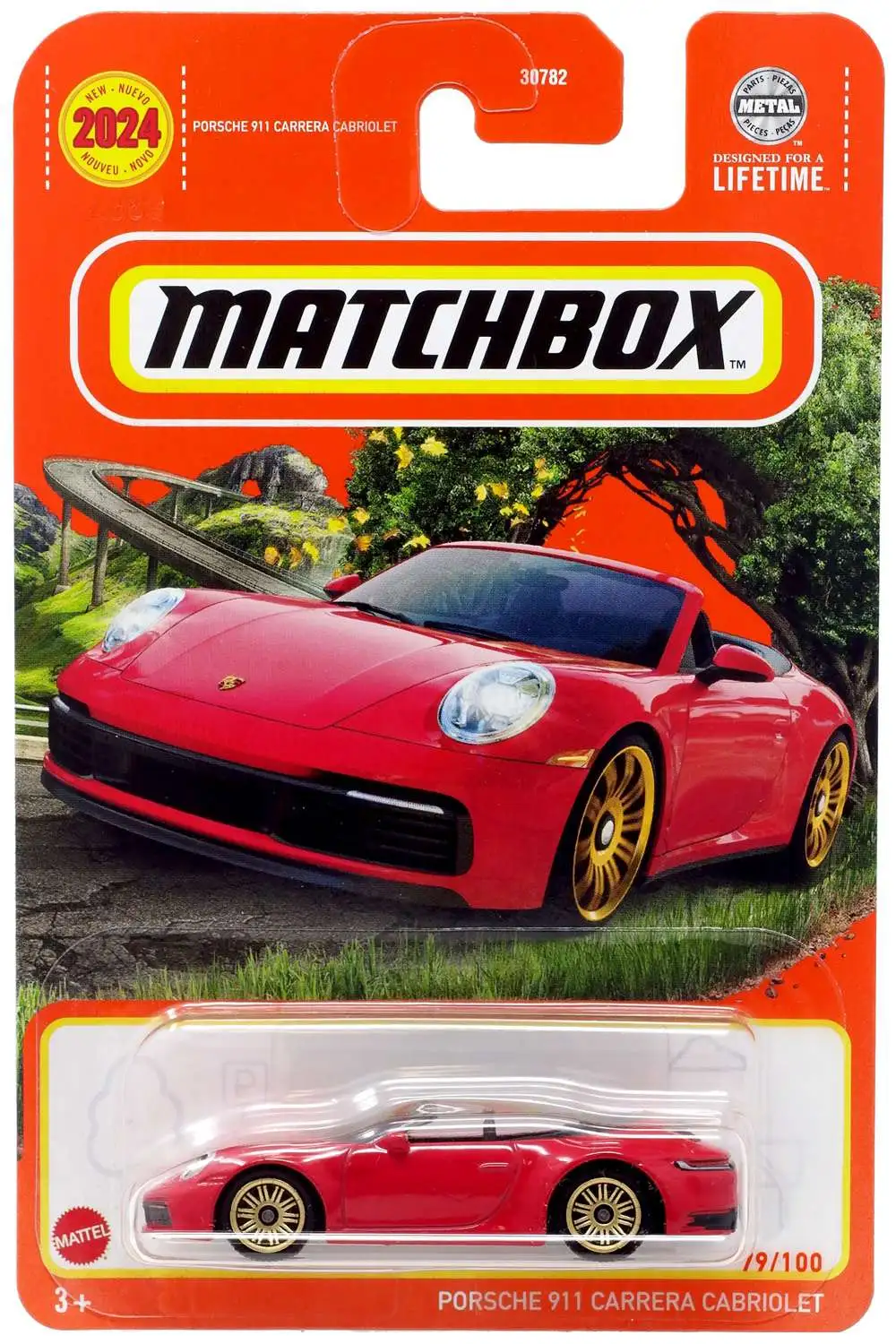 Matchbox Porsche 911 Carrera Cabriolet Diecast Car