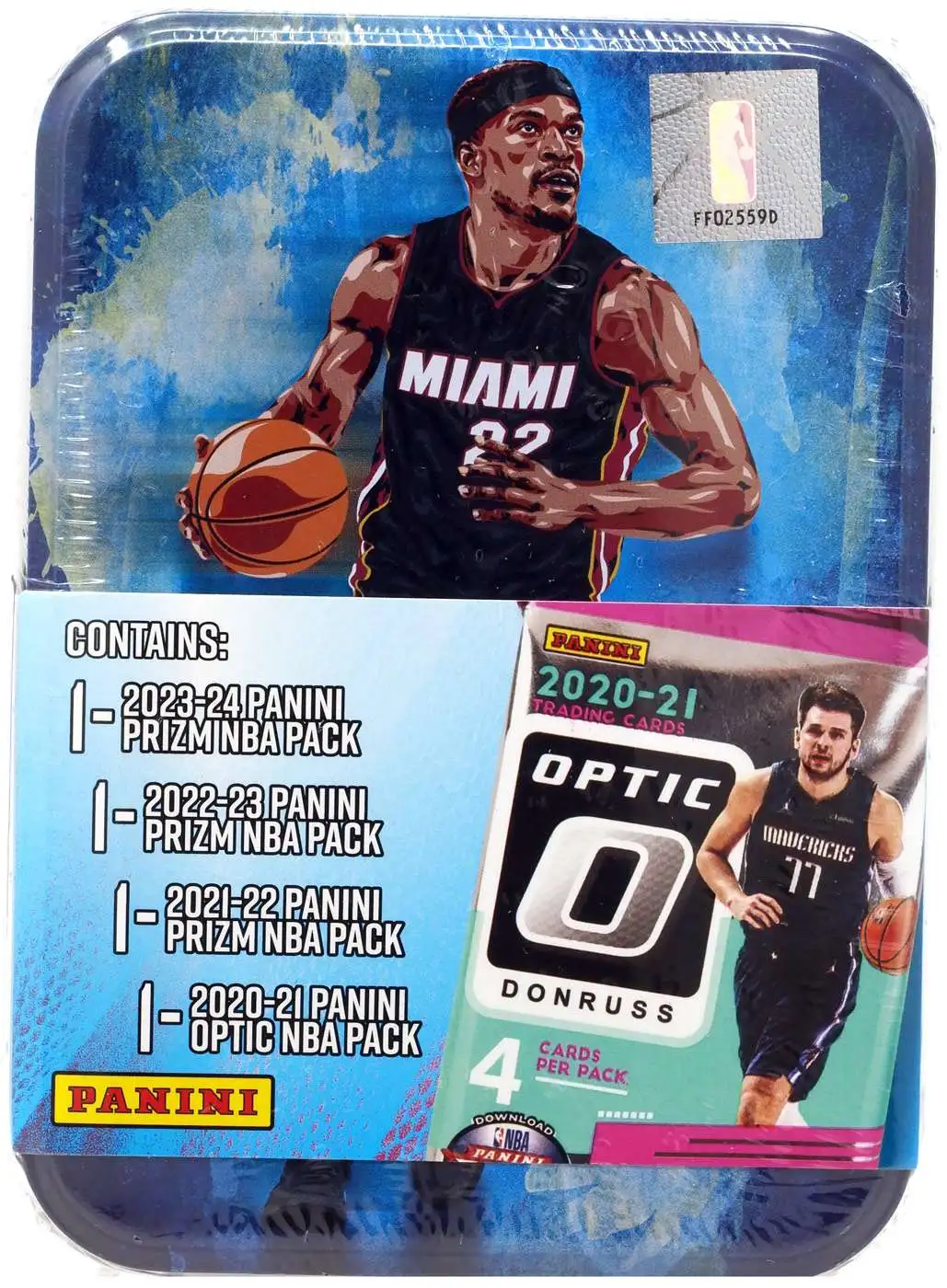 NBA Miami Heat Panini Prizm Jimmy Butler Trading Card COLLECTOR Tin