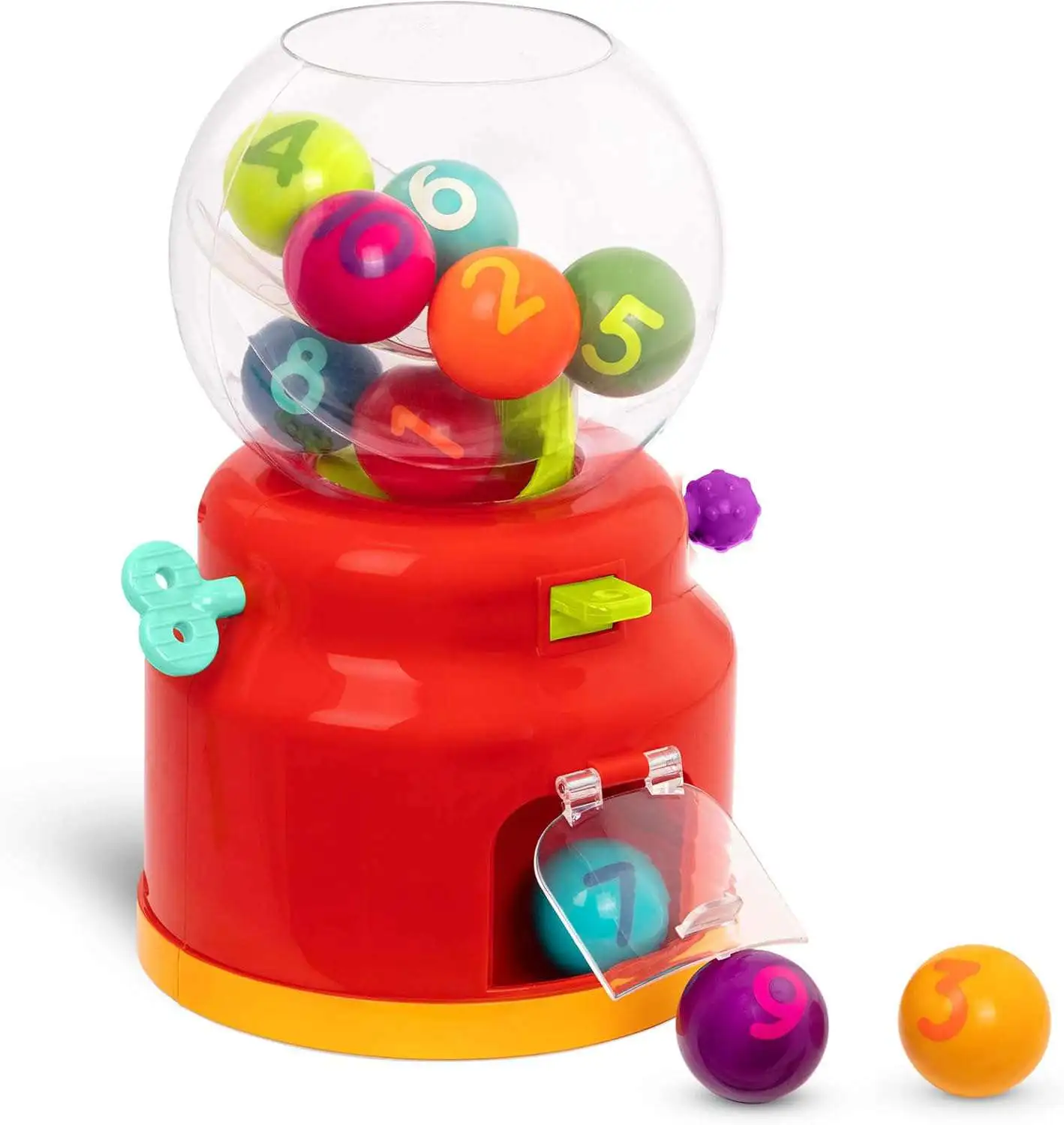 Battat Numbers Colors Gumball Machine Play Set Maison Battat ToyWiz