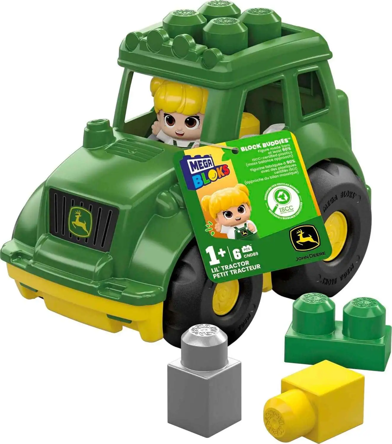 Mega Bloks John Deere Lil' Tractor Vehicle Set