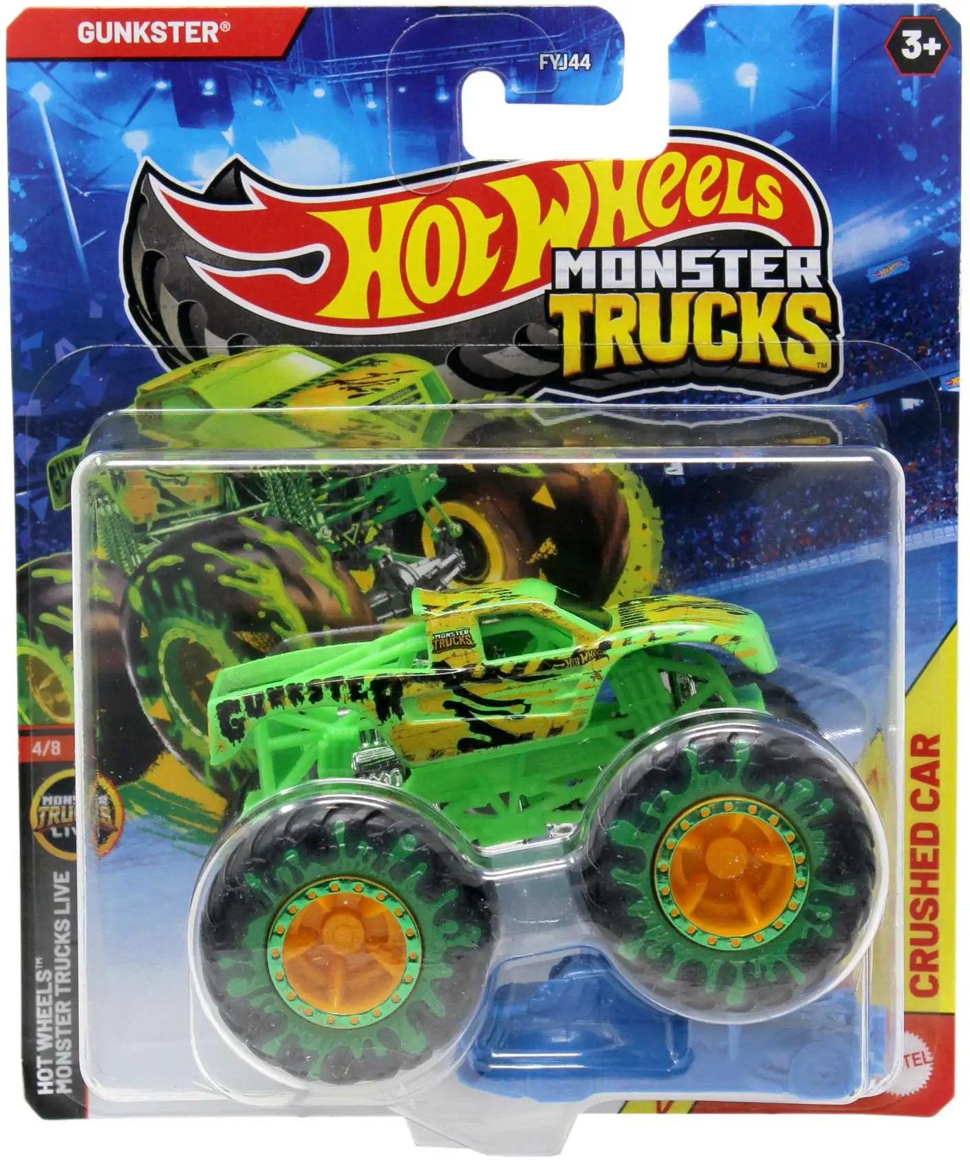 Hot Wheels Monster Trucks LIVE Gunkster Diecast Car
