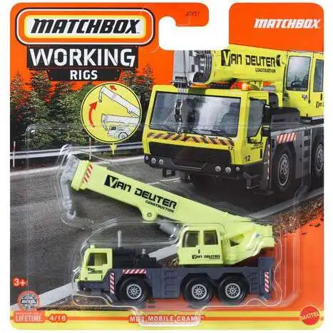 Matchbox Working Rigs MBX Mobile Crane Diecast Vehicle