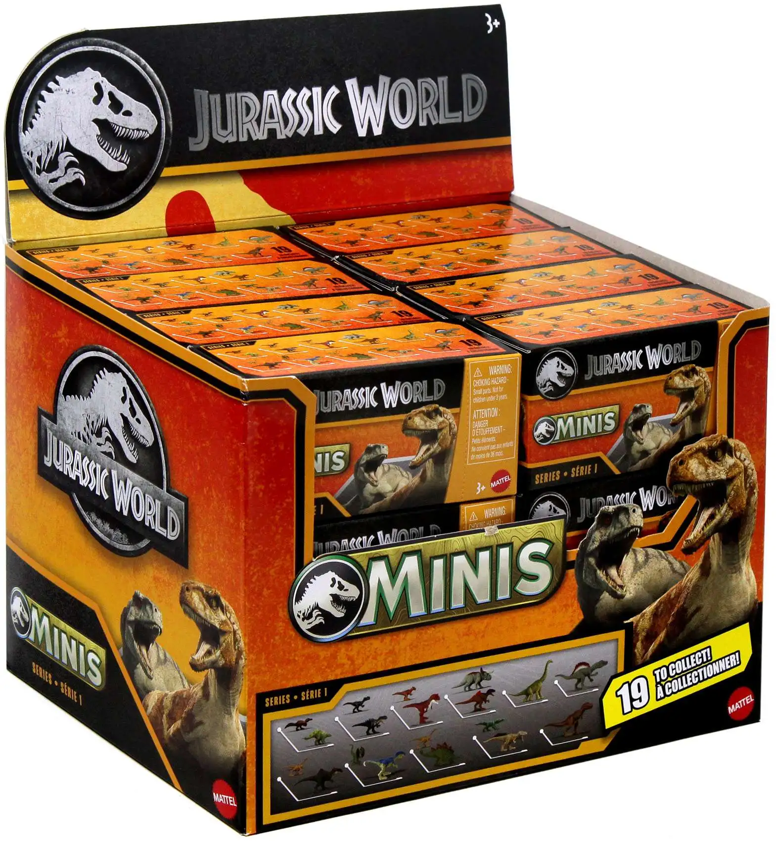 Jurassic World MINIS 2025 Series 1 Mystery Box [24 Packs]