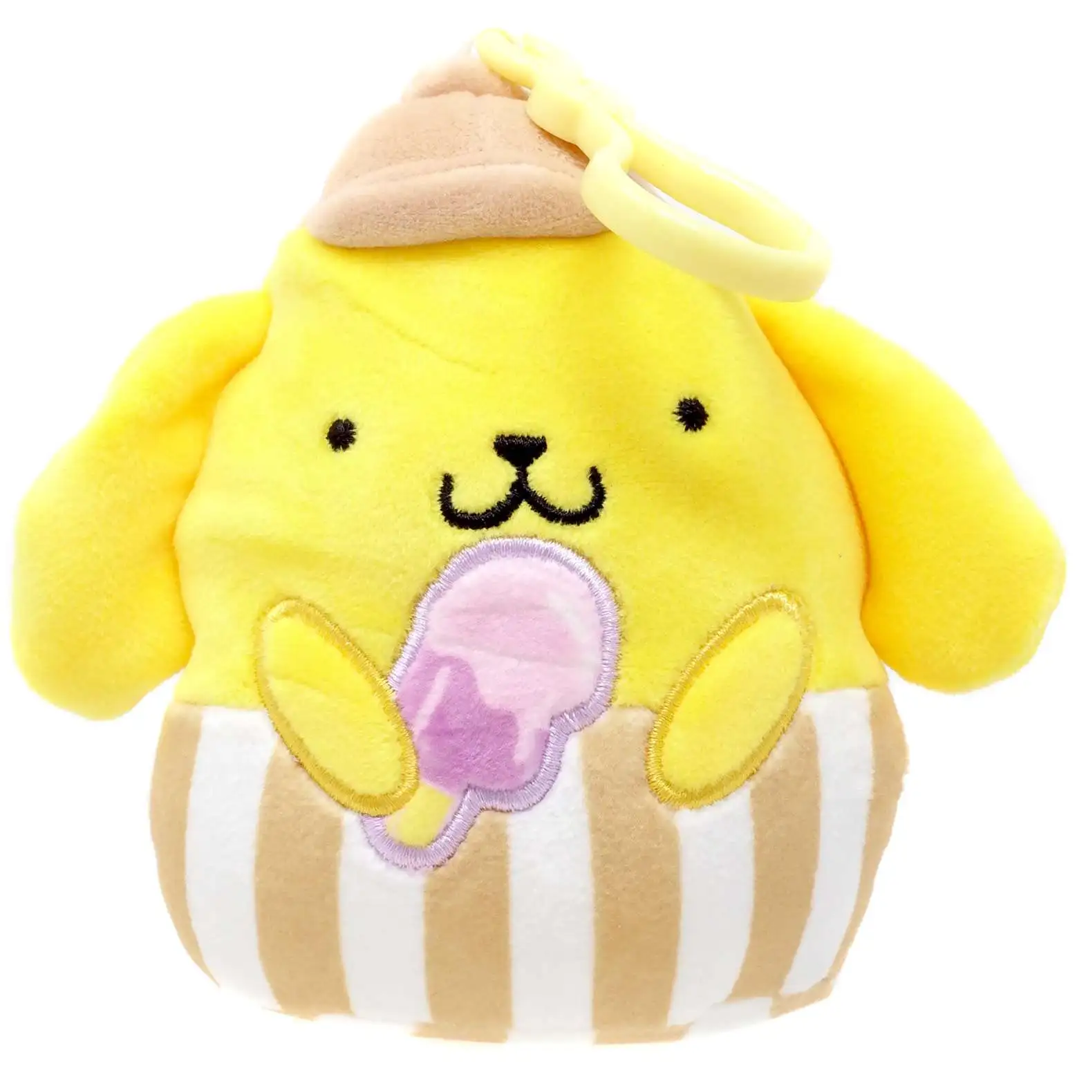Squishmallows Hello Kitty & Friends Food Truck Pompompurin 4-Inch Plush Hanger [Popsicle]