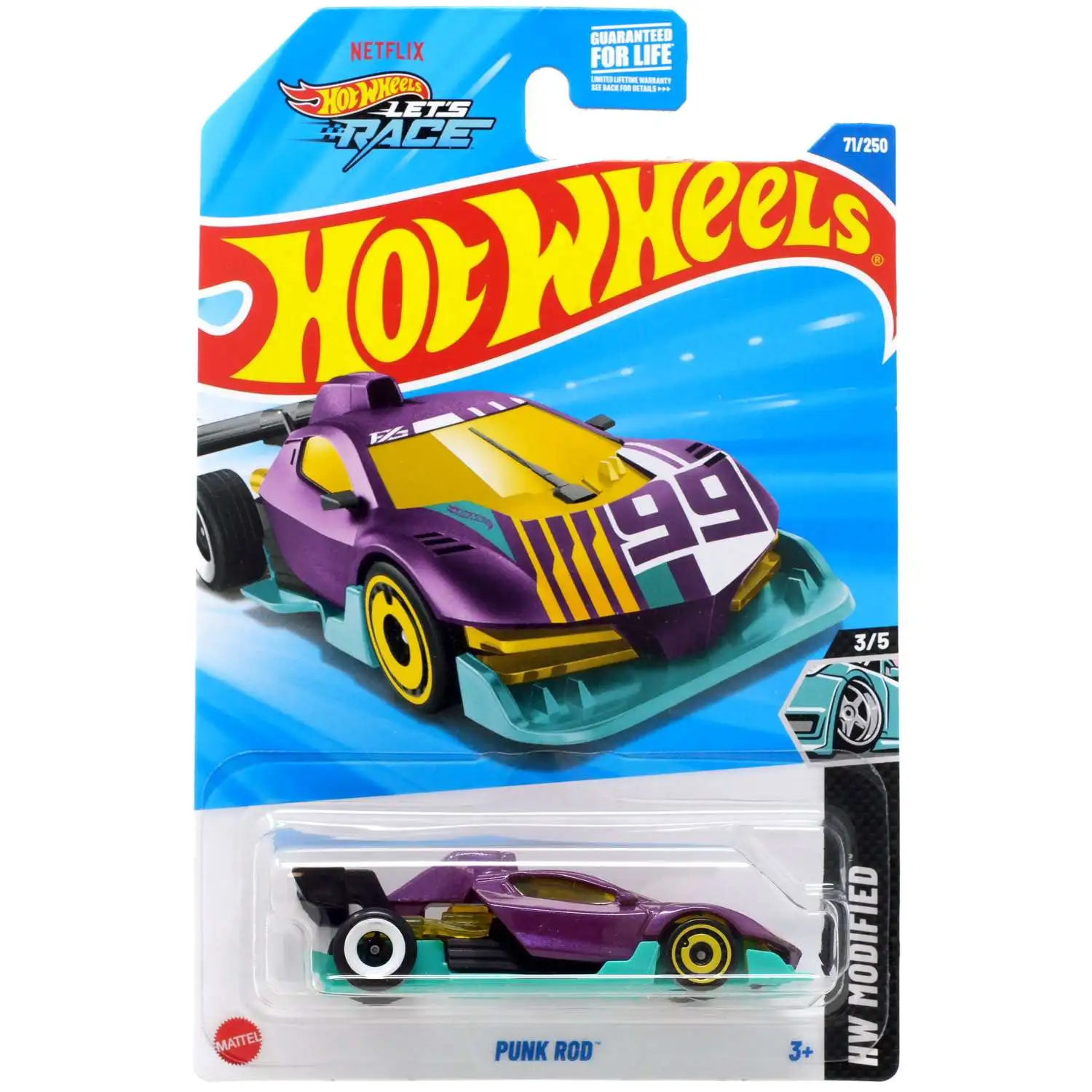 Hot Wheels Let's Race HW Modified Punk Rod Diecast Car