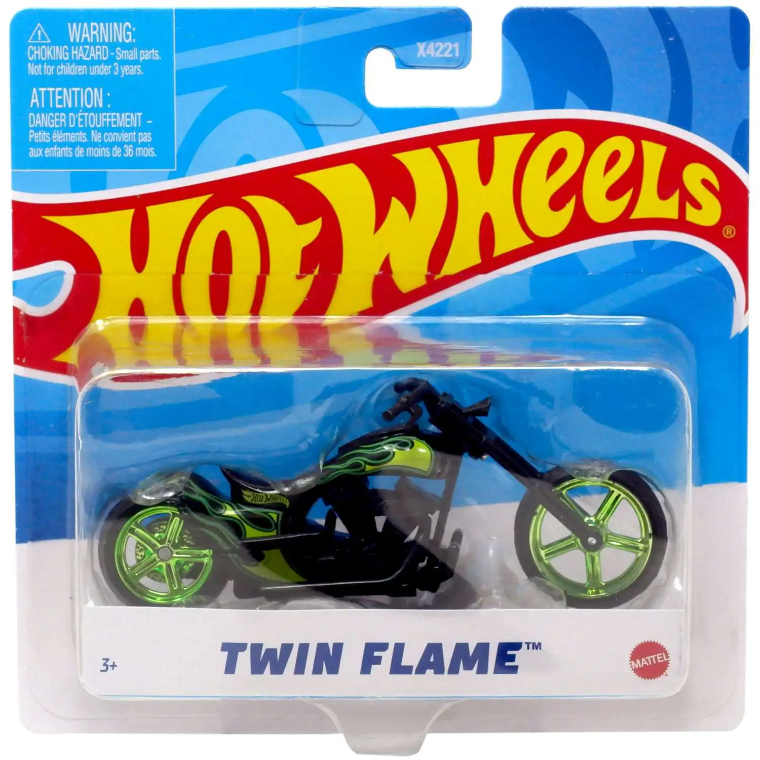 Hot Wheels Twin Flame Diecast Motorcycle