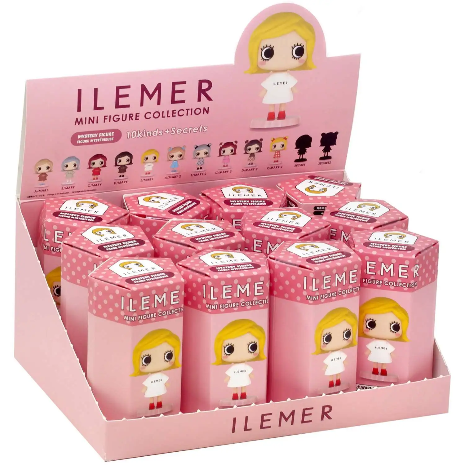 Ilemer Mini Figure Collection Mystery Box [12 Packs]