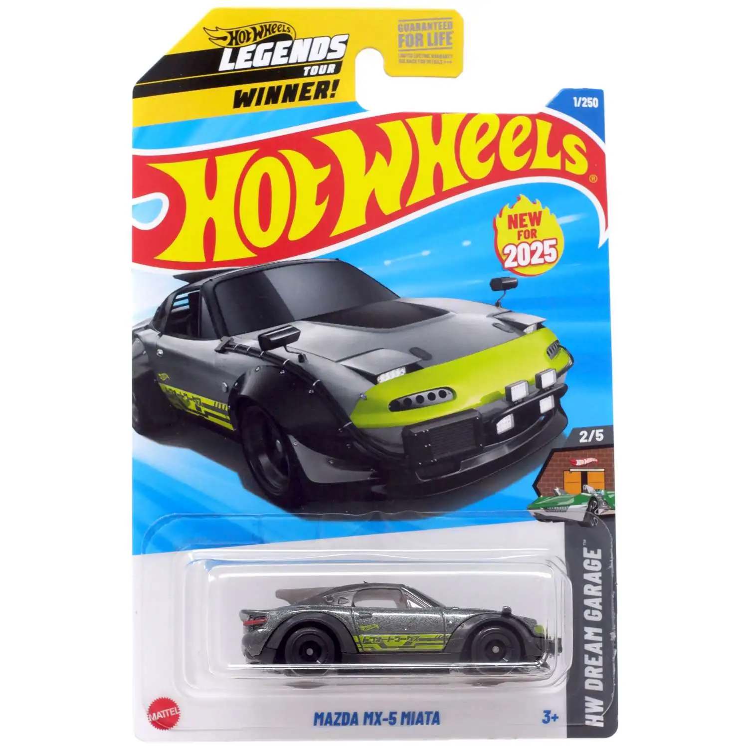 Hot Wheels HW Dream Garage Mazda MX-5 Miata Diecast Car [Grey]
