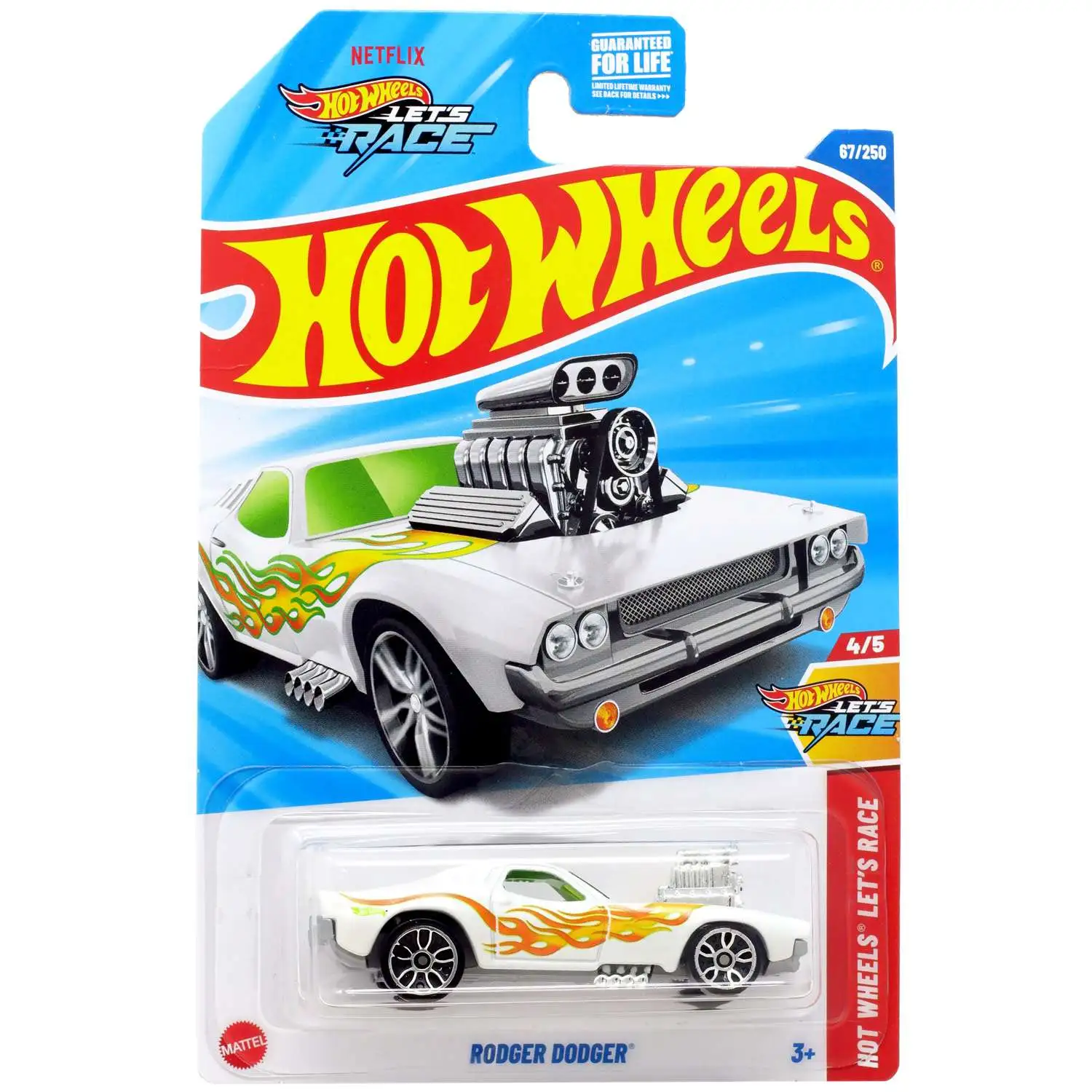 Hot Wheels HW Let's Race Rodger Dodger Diecast Car