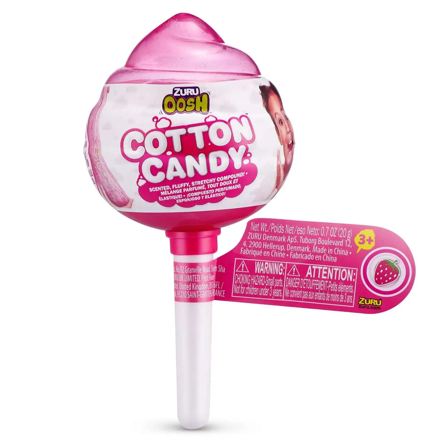 Oosh Cotton Candy Cuties Stretchy Compound MEDIUM Pop PINK Mystery Pack