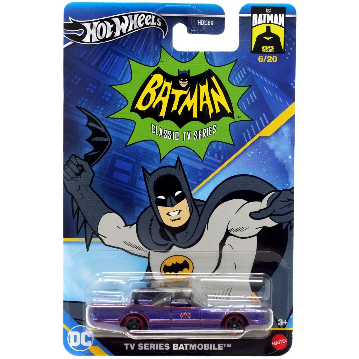 Hot Wheels Batman Classic TV Series TV Series Batmobile Die