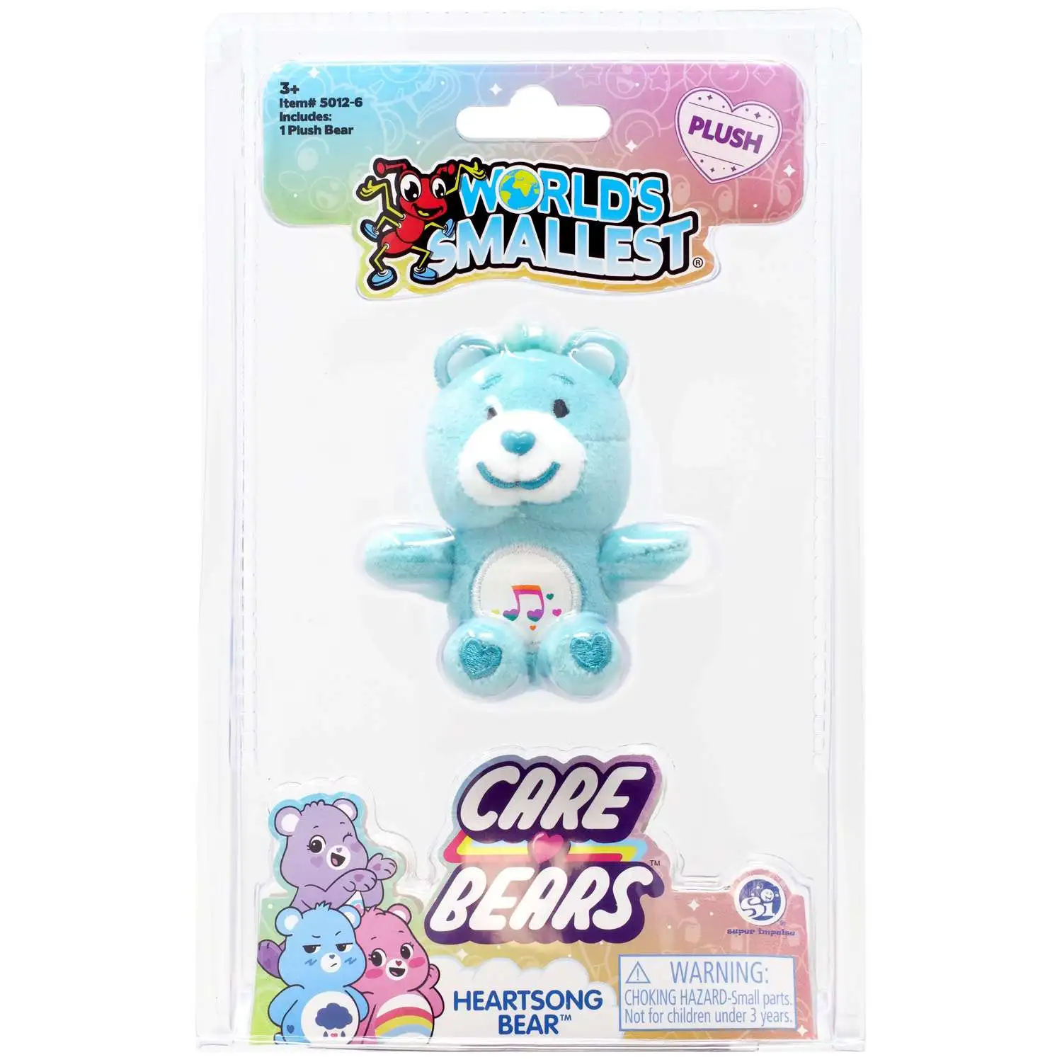 World's Smallest Care Bears Series 6 Heartsong Bear Plush