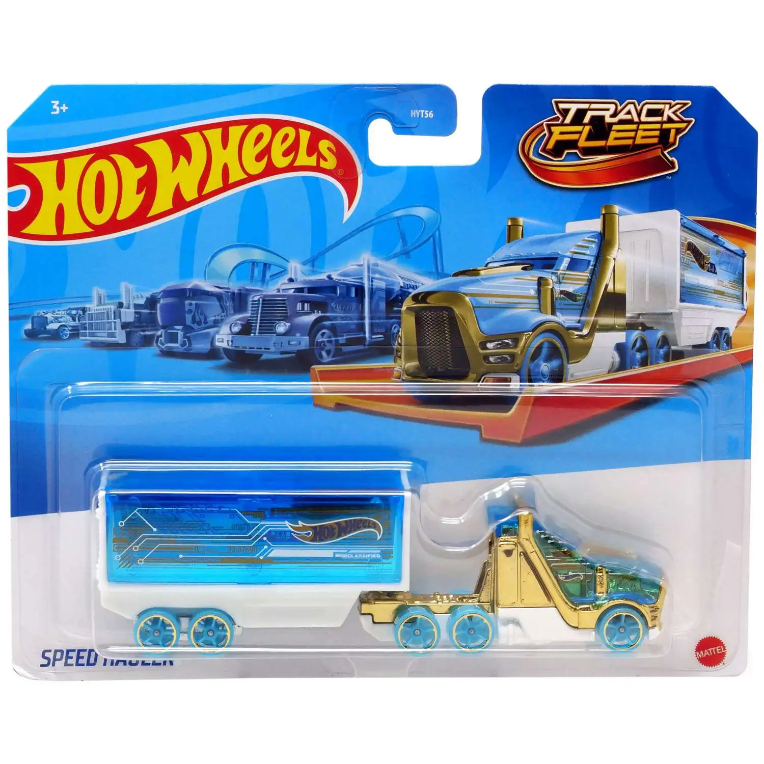 Hot Wheels Track Fleet Speed Hauler Die Cast Car