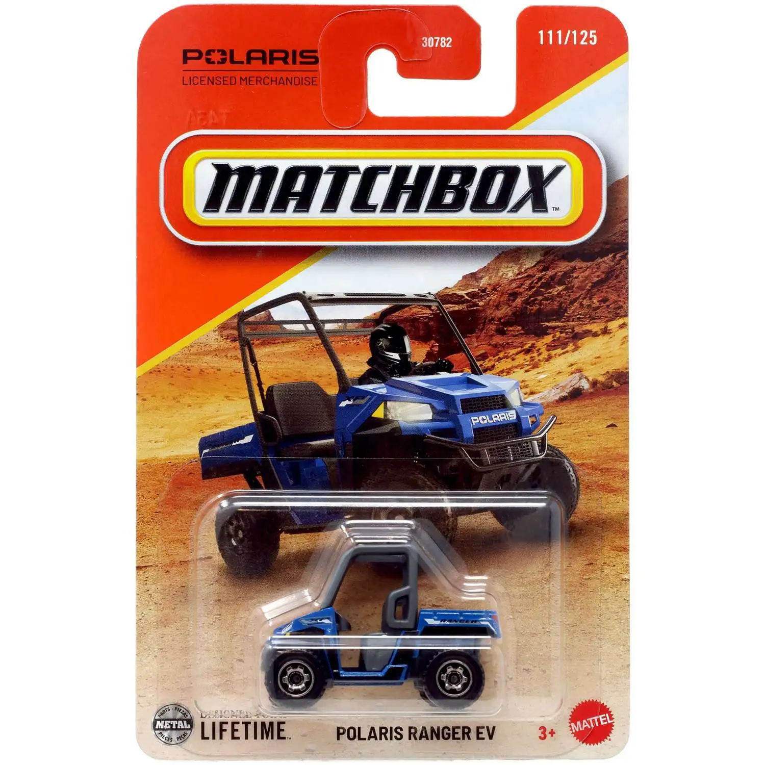 Matchbox Polaris Ranger EV Diecast Car Mattel - ToyWiz