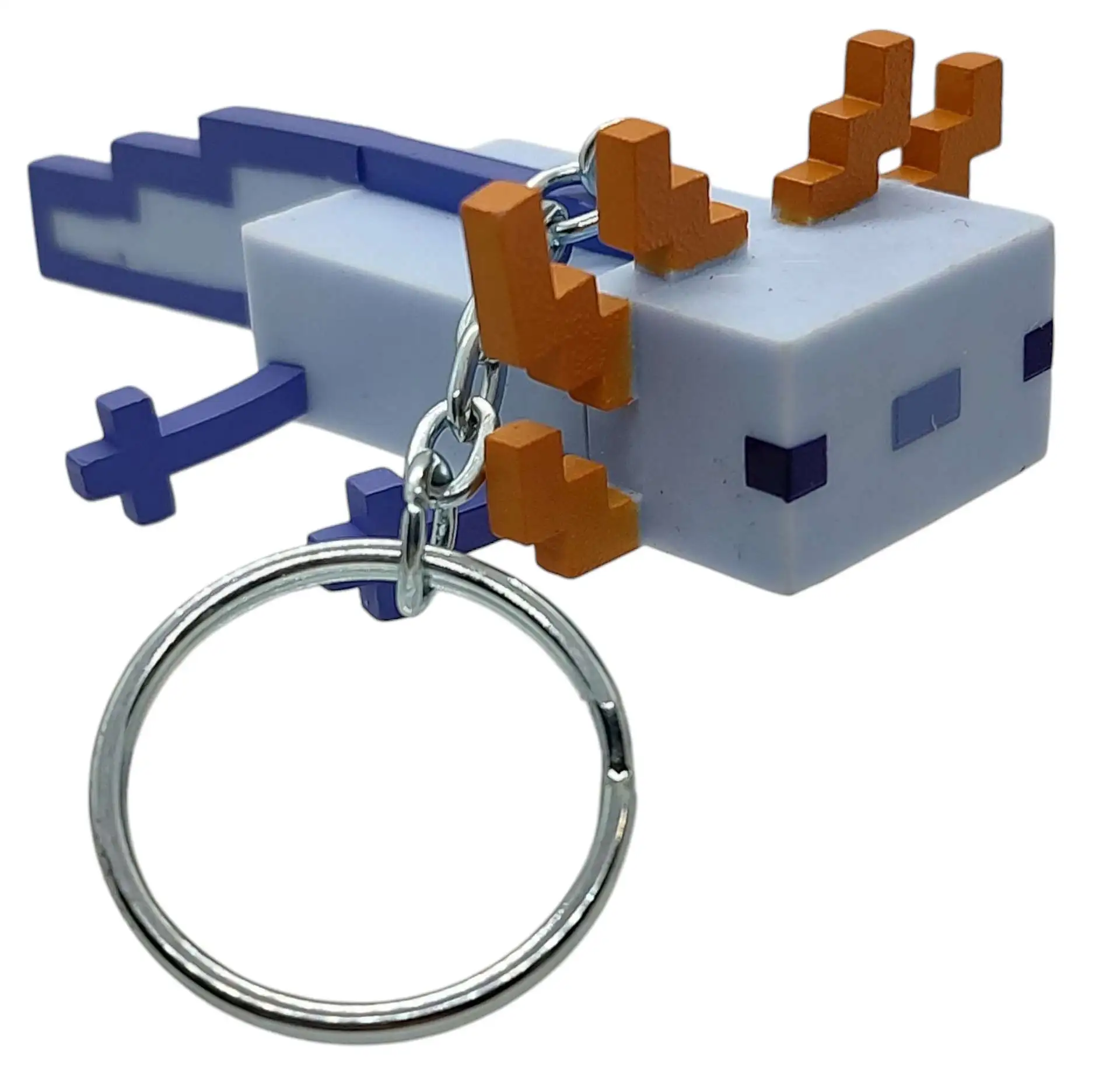 Minecraft Axolotl Figural Keychain [Purple Rare Chase Loose]