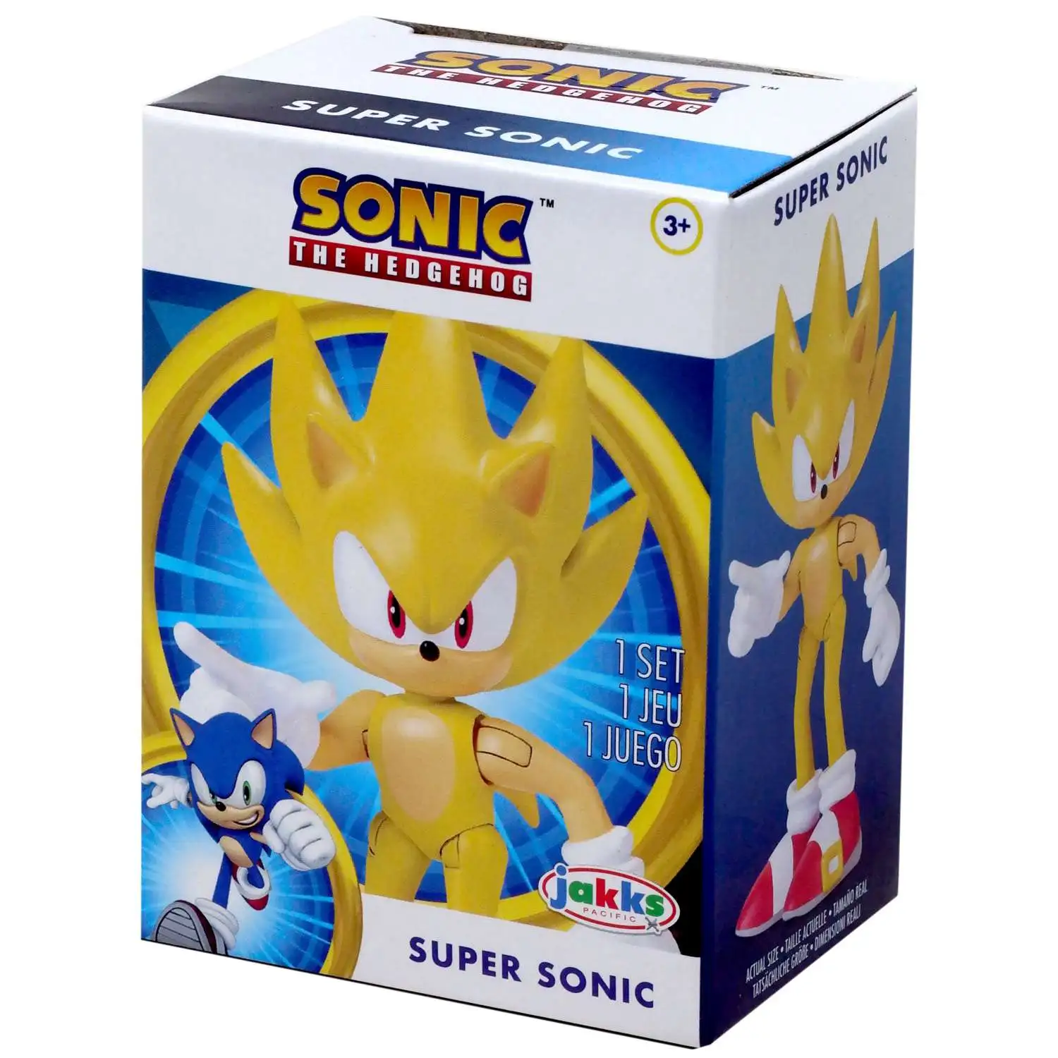 Sonic The Hedgehog Super Sonic 2.5-Inch Articulated Mini Figure