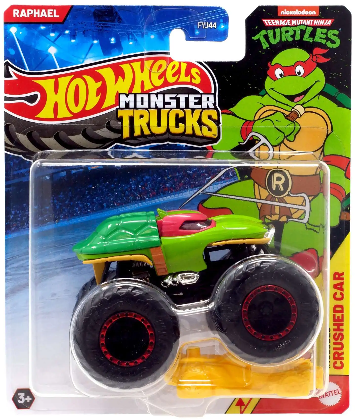 Hot Wheels Monster Trucks Teenage Mutant Ninja Turtles Raphael Diecast Car