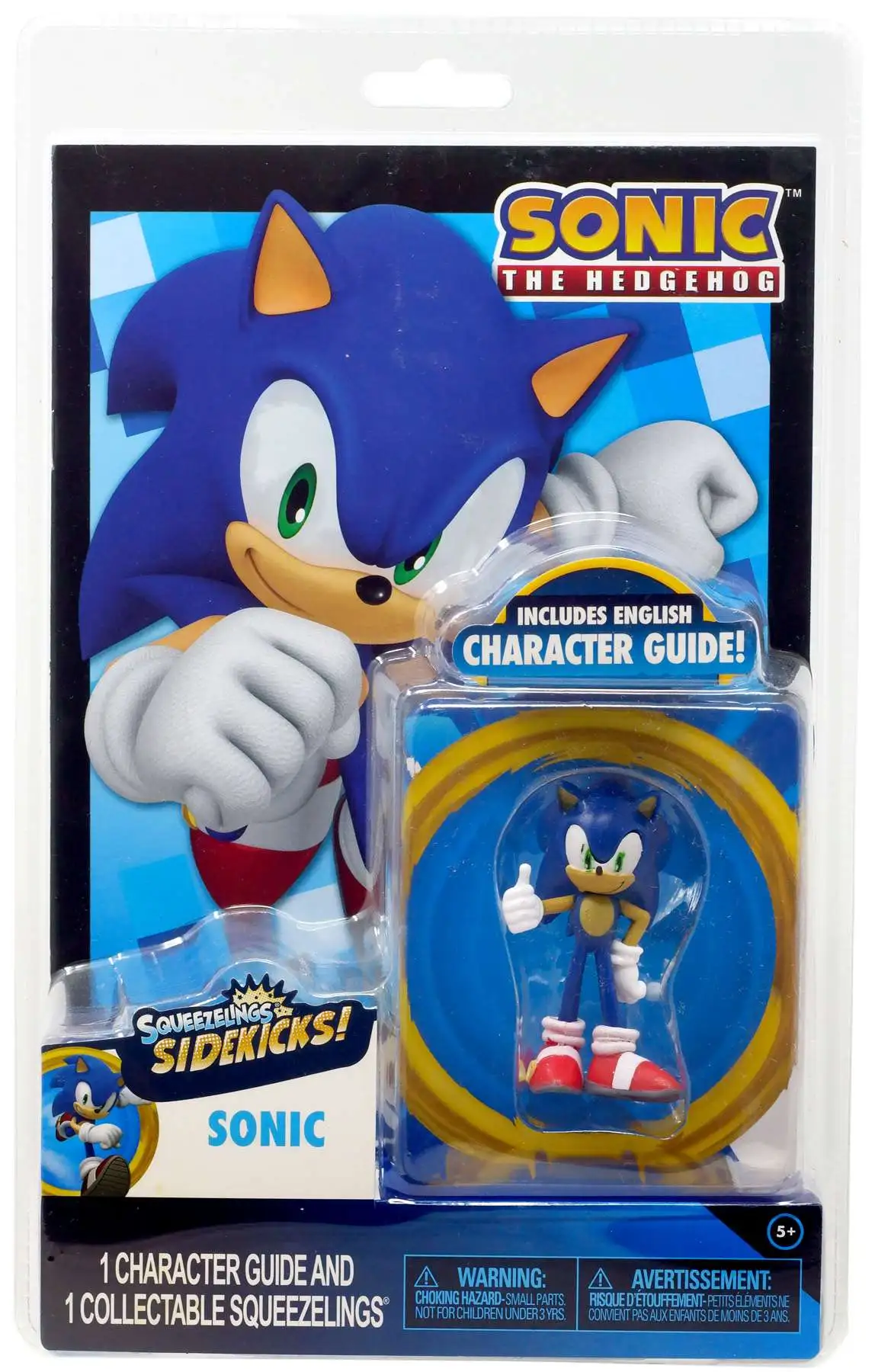 Sonic The Hedgehog Squeezelings Sidekicks! Sonic 2.5-Inch Figure & Character Guide