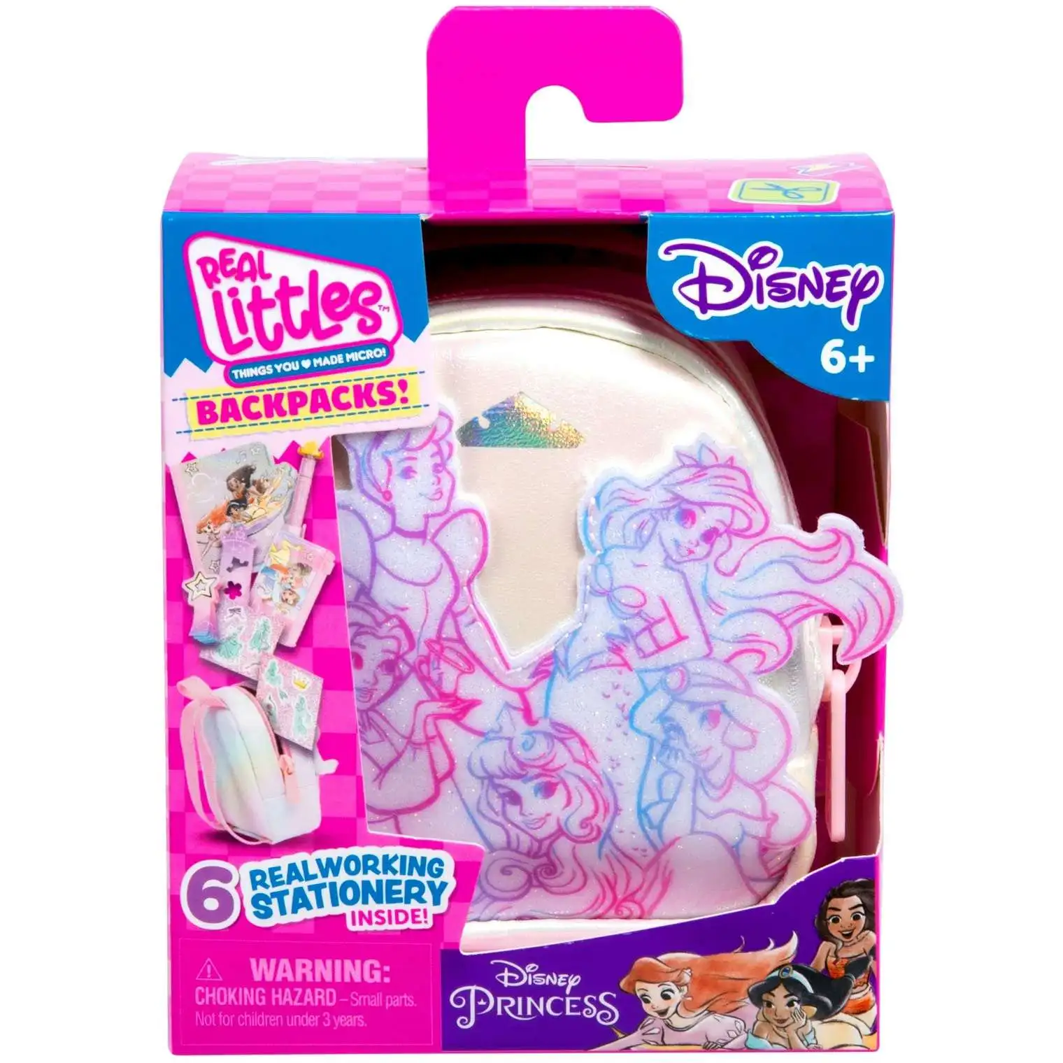 Shopkins Real Littles Disney Backpacks! Series 7 DIsney Princess Pack