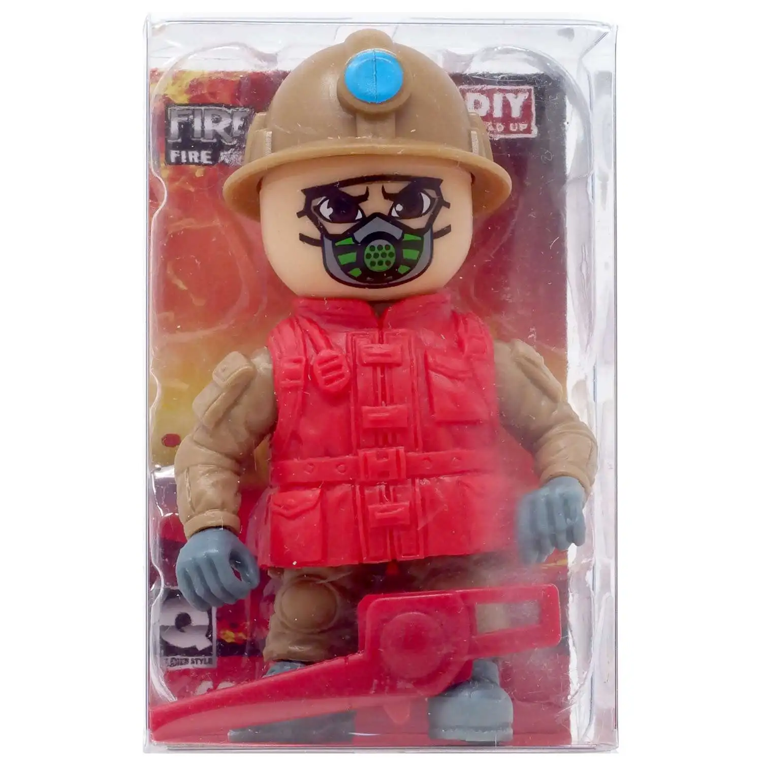 Fire Hero Fire Rescue Firefighter 3-Inch Figure [with Saw]
