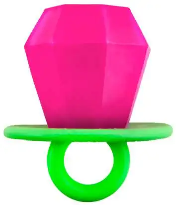 Ring POP PINK with Green Handle Squishy Toy [Scented!]