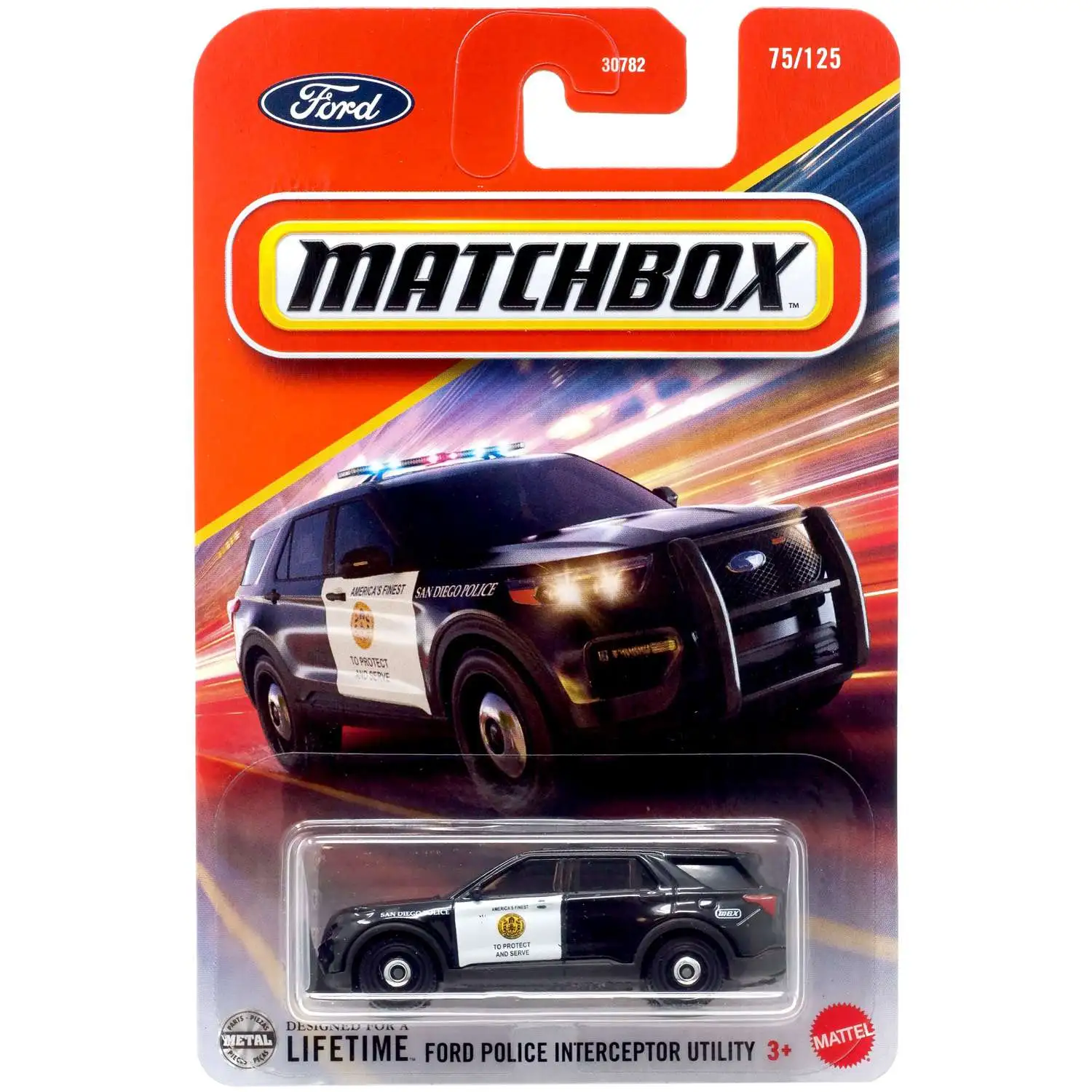 Matchbox Ford Police Interceptor Utility Diecast Car