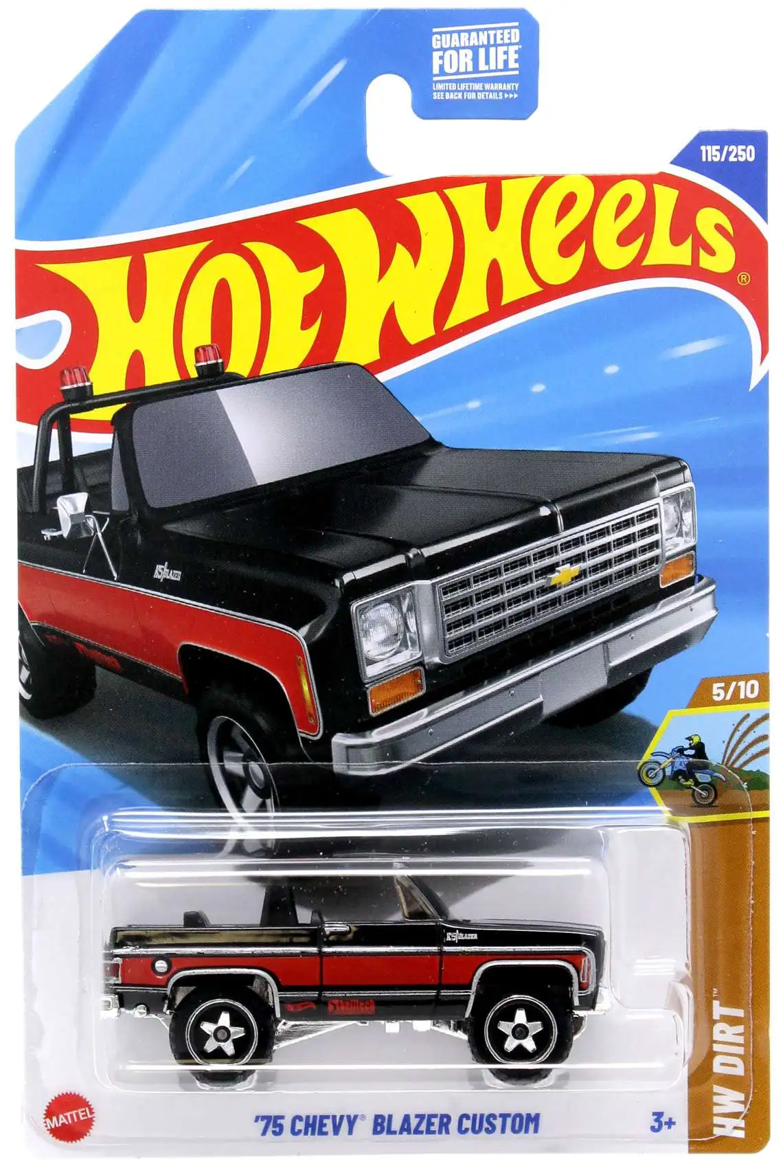 Hot Wheels HW Dirt 75 Chevy Blazer Custom 164 Diecast Car Mattel