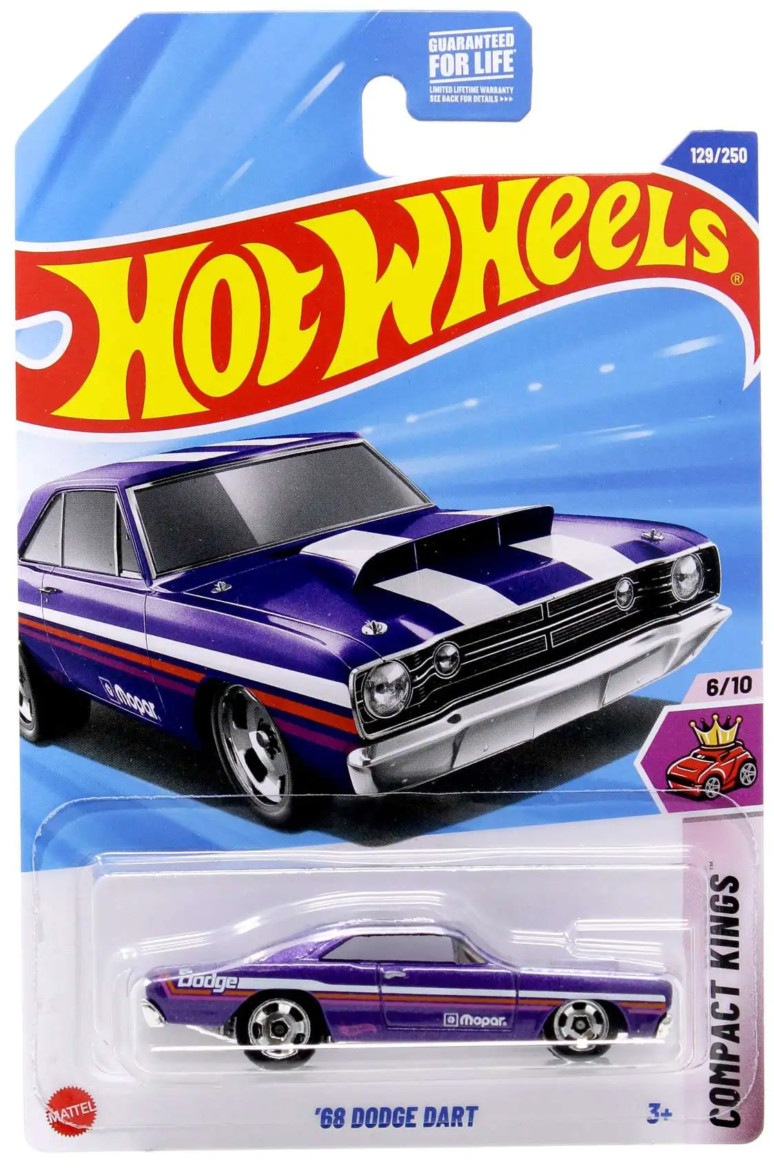 Hot Wheels Compact Kings '68 Dodge Dart Diecast Car