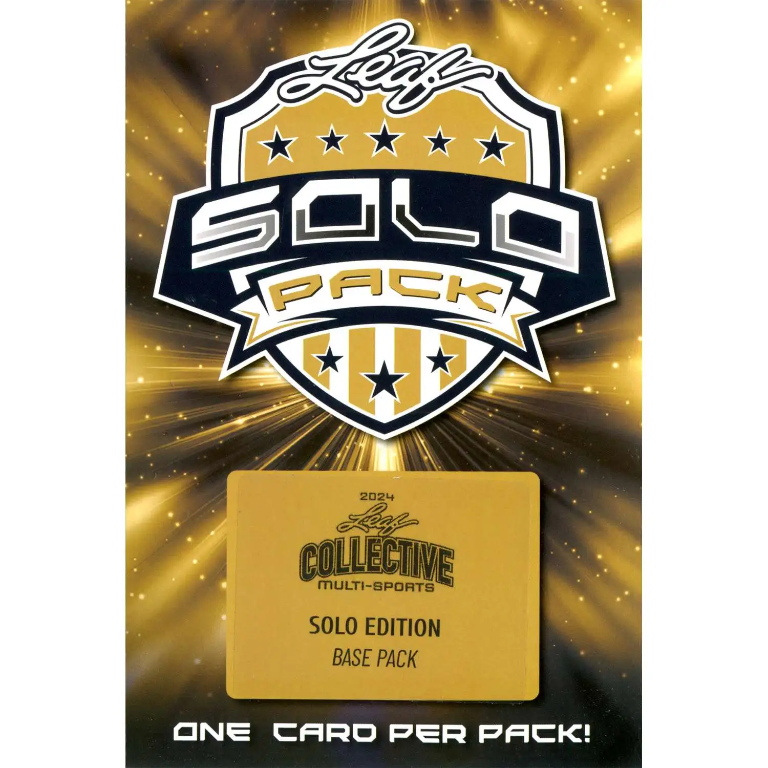 Multi-Sport Leaf 2024 Collective Solo Edition Base Pack Trading Card Pack [1 Card]