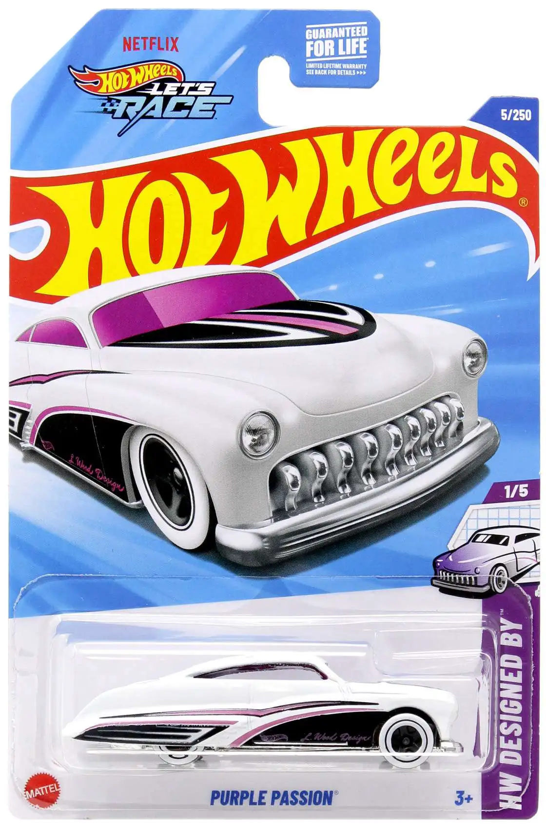 Hot Wheels 1992 New York Toy Fair Gold Chrome Purple Passion