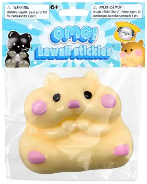 Taba OMG Stickies Animals Hamster 3.5-Inch Cling Toy