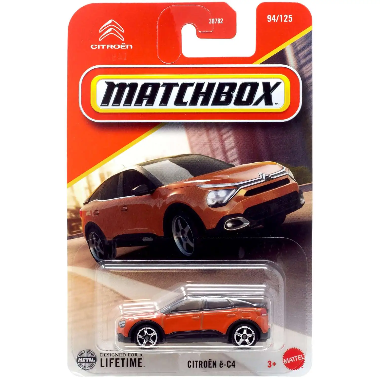 Matchbox Citroen e-C4 Diecast Car [Orange]