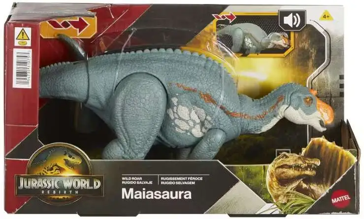 Jurassic World Rebirth Wild Roar Maiasaura Action Figure