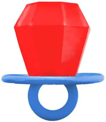 Ring POP RED with Blue Handle Squishy Toy [Scented!]