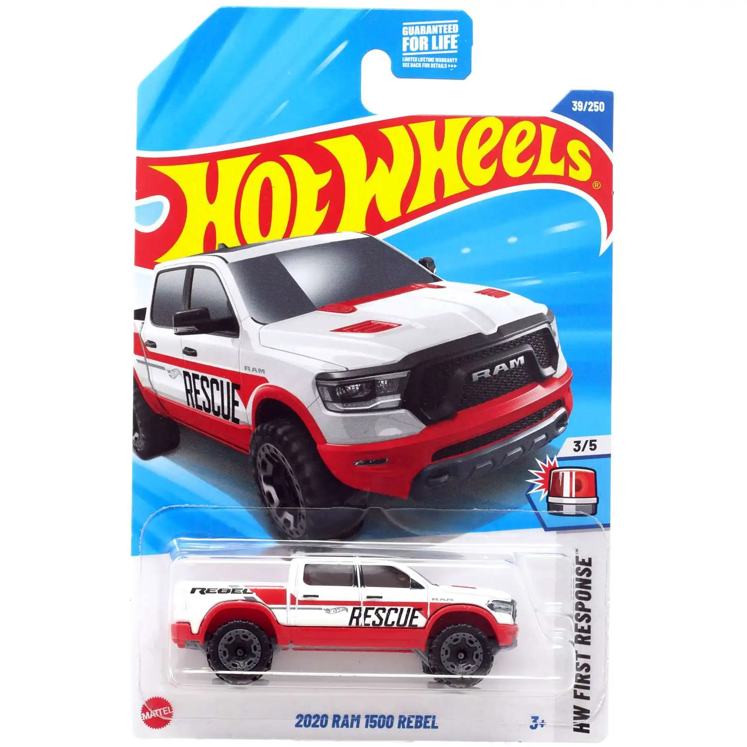 Hot Wheels HW First Response 2020 RAM 1500 Rebel Diecast Car