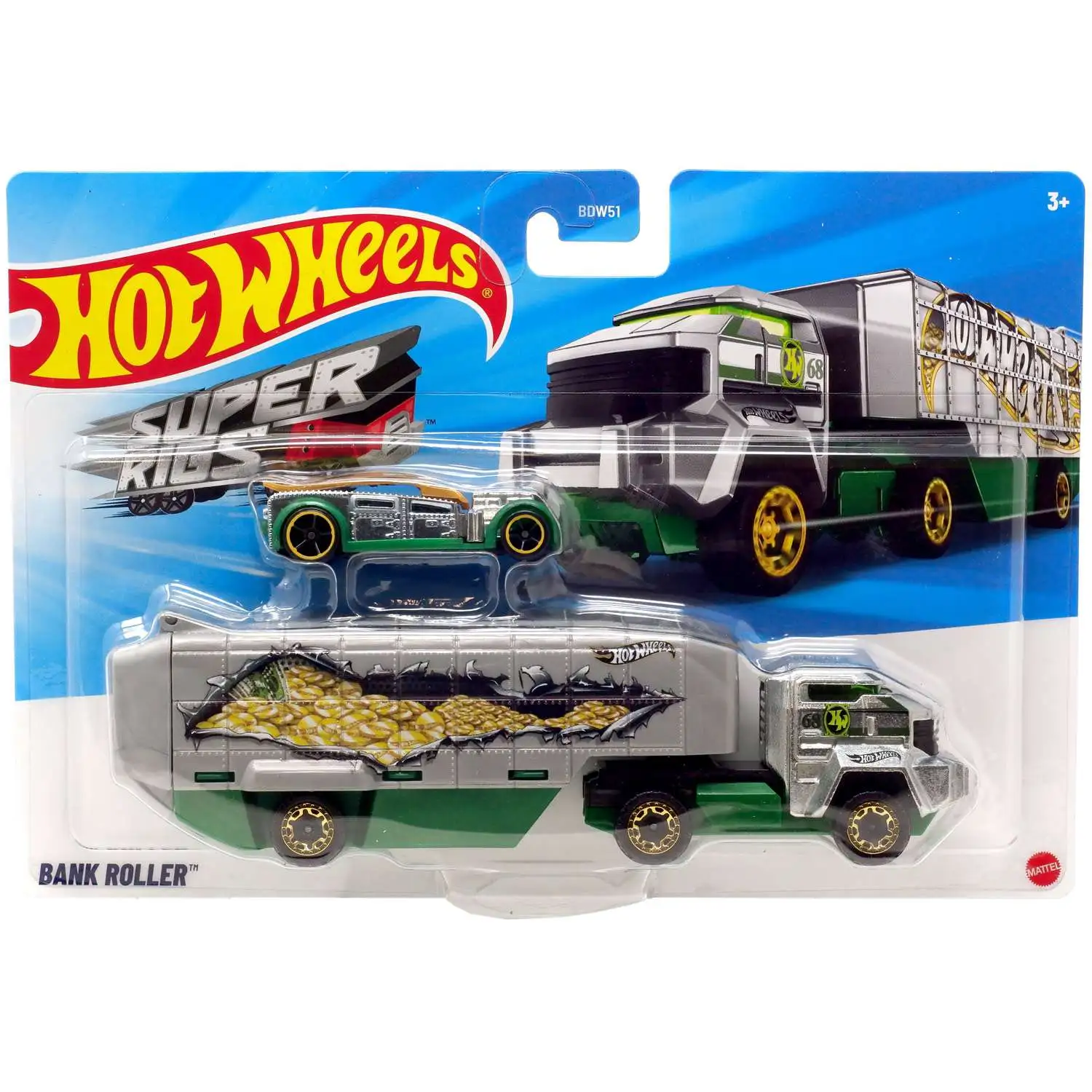 KUSTOMCITY 24k's\" SURFWAGEN SUPER CHASE Vehicul cu figurina SuperThings - Kazoom Racer - eMAG.ro