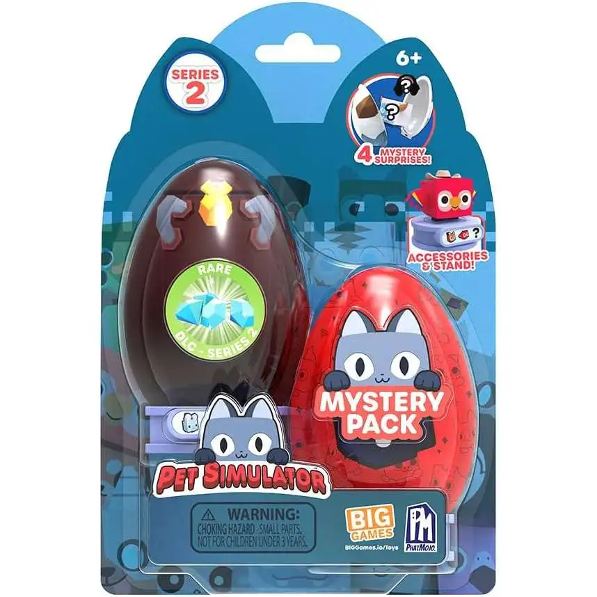 Pet Simulator X Series 2 Pets Mini Figure Mystery 2-Pack
