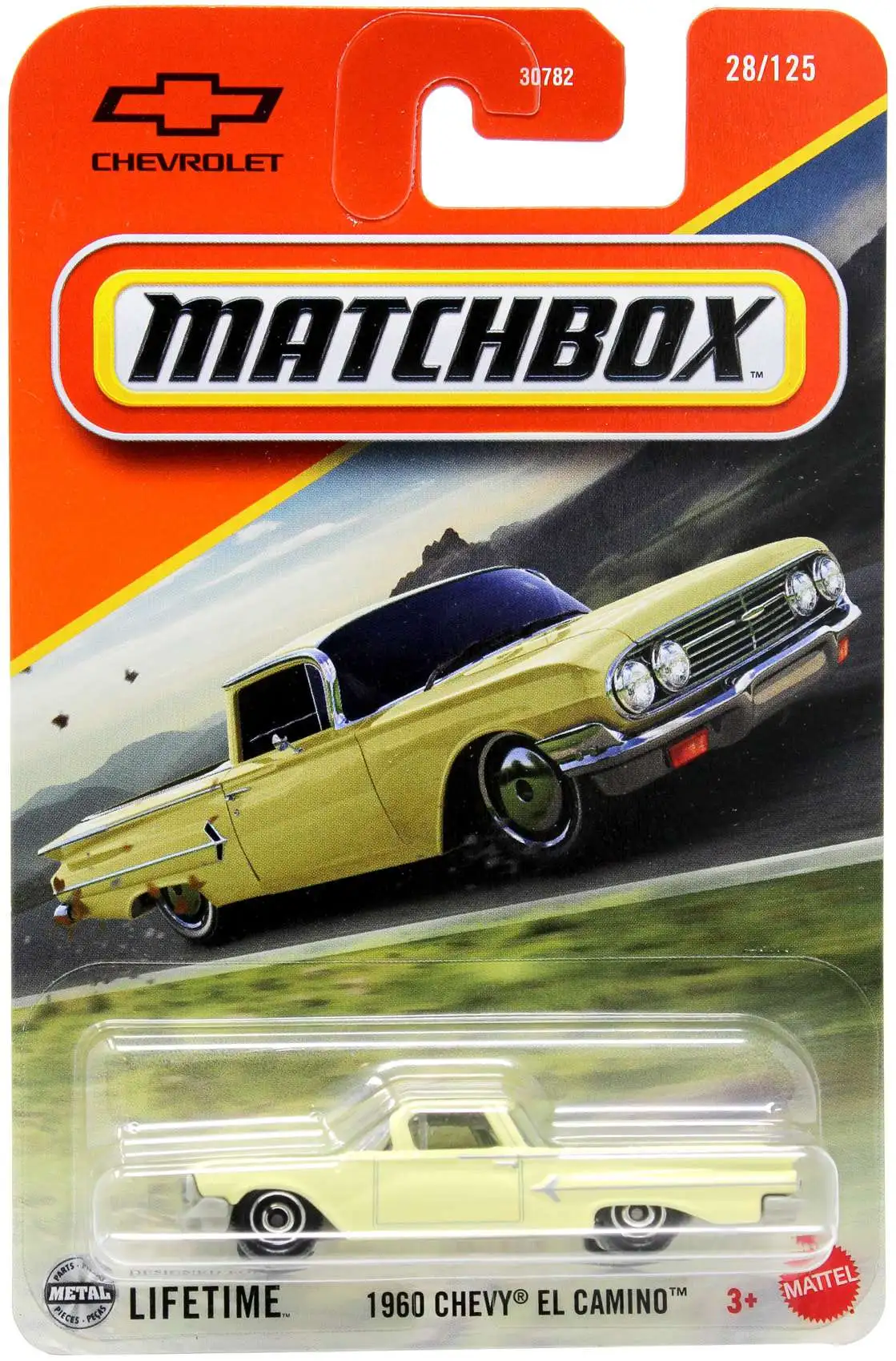 Matchbox 1960 Chevy El Camino Diecast Car [Yellow]