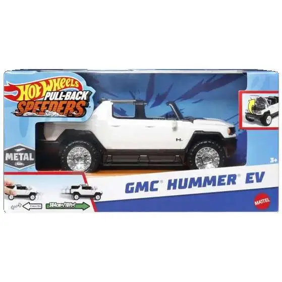 Hot Wheels Pull-Back Speeders GMC Hummer EV Diecast Pull-Back Car
