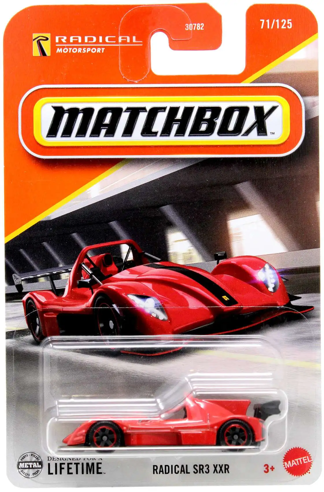 Matchbox Radical SR3 XXR Diecast Car