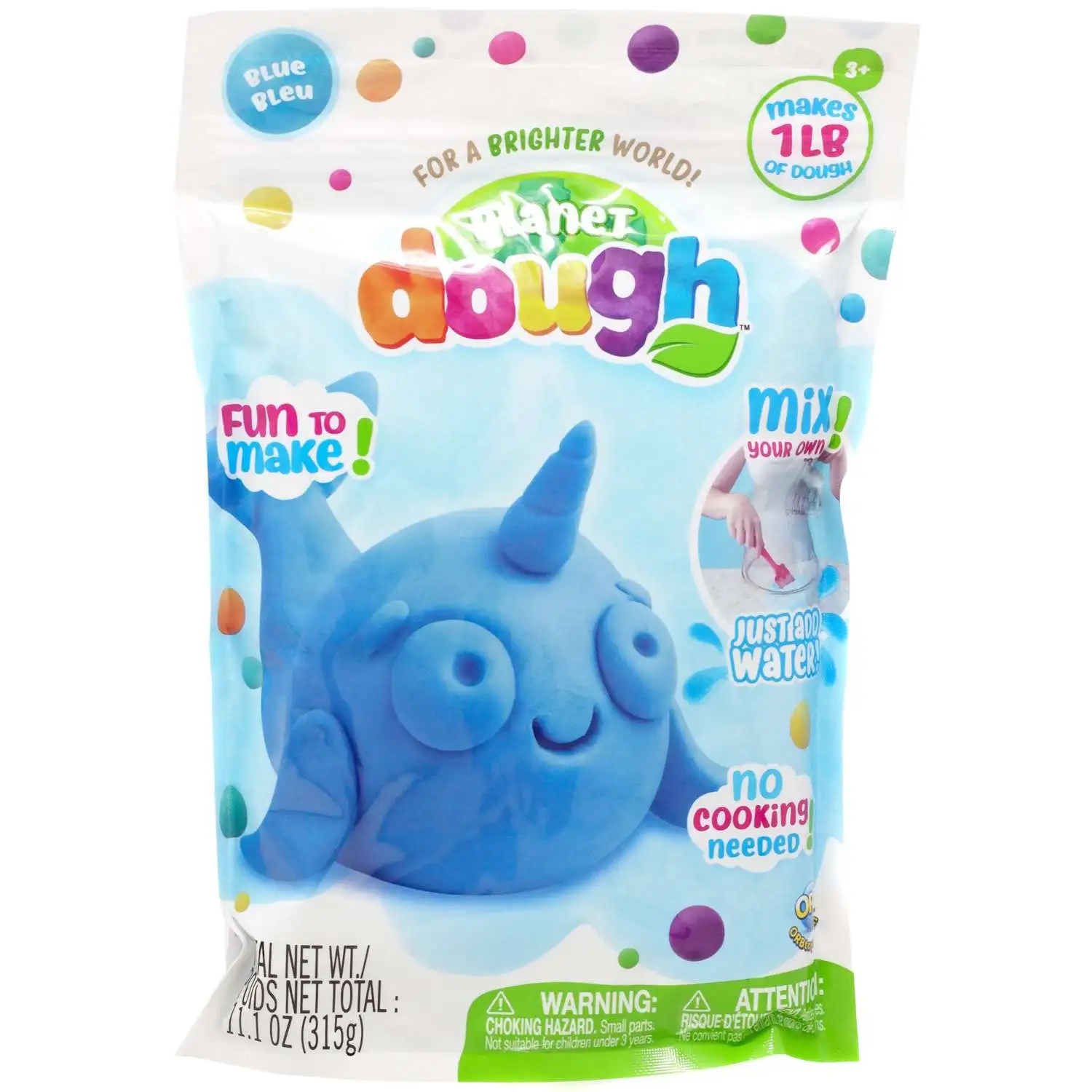 Planet Dough Blue 11.1 Oz Pack [Makes 1 Pound of Dough!]