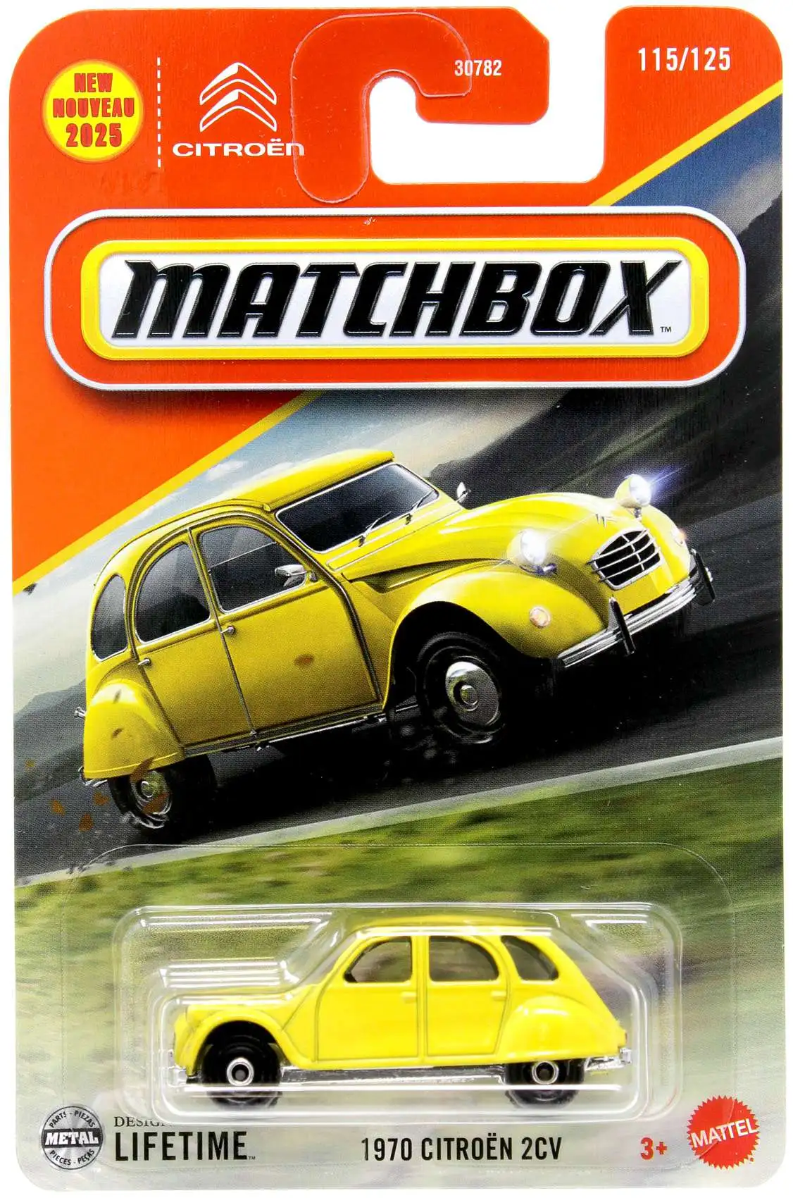 Matchbox 1970 Citroen 2CV Diecast Car Mattel - ToyWiz