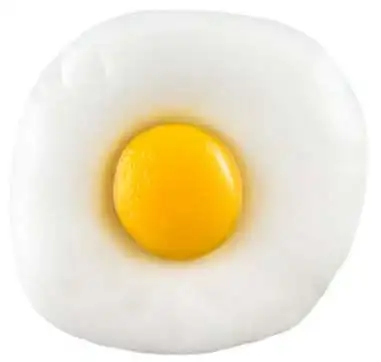 Taba OMG Stickies Food Egg 3.5-Inch Cling Toy