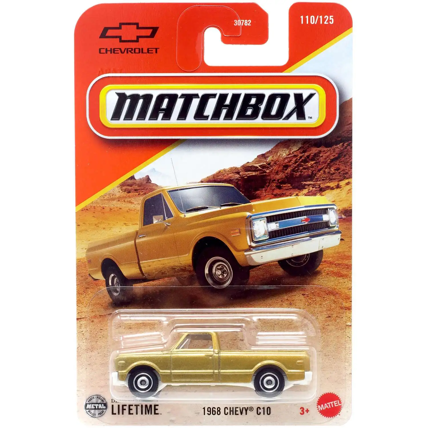 Matchbox 1968 Chevy C10 Diecast Car [Gold]