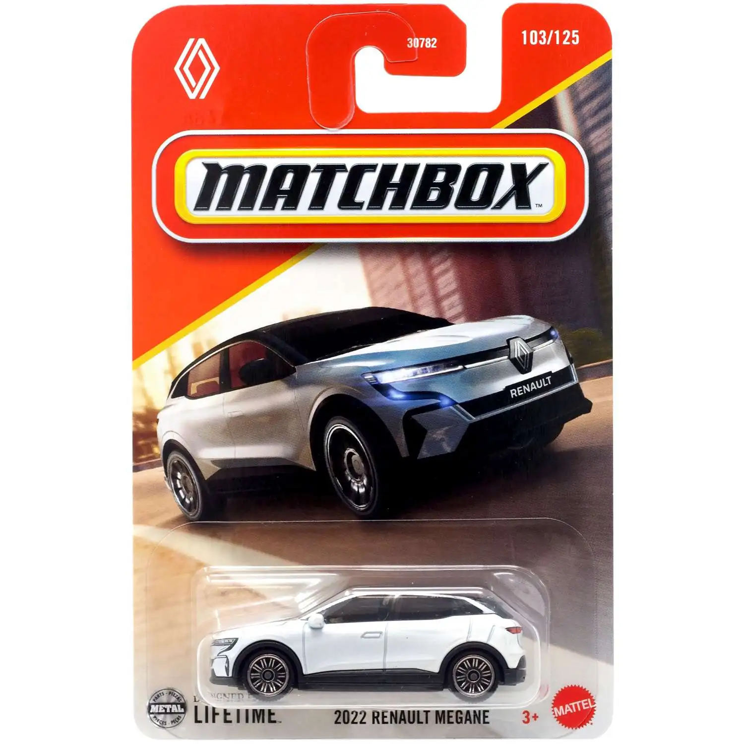 Matchbox 2022 Renault Megane Diecast Car White Mattel - ToyWiz