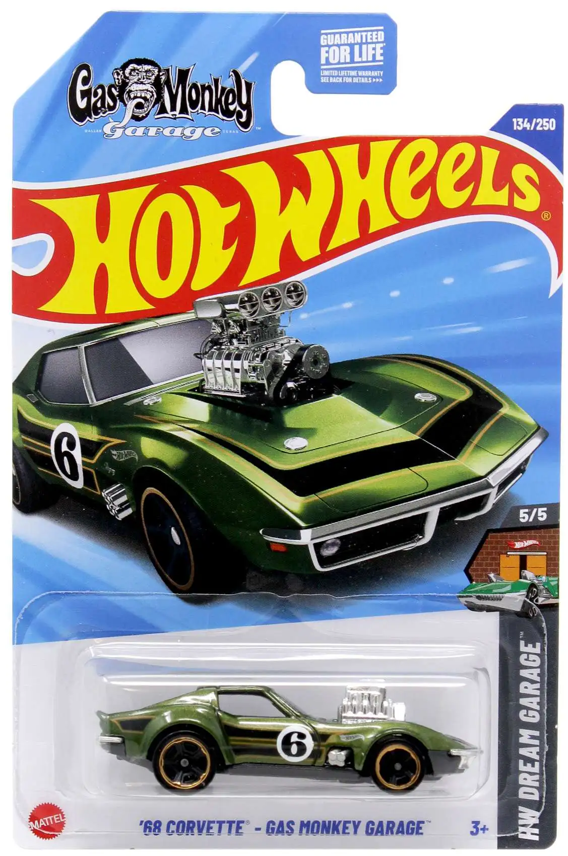 (未使用･未開封品)　Hot Wheels Gas Monkey Garage &#39;68 Corvette Hw Screen Time Series GMG qdkdu57 Amazon.com: Hot Wheels 2017 HW Screen Time '68 Corvette Gas