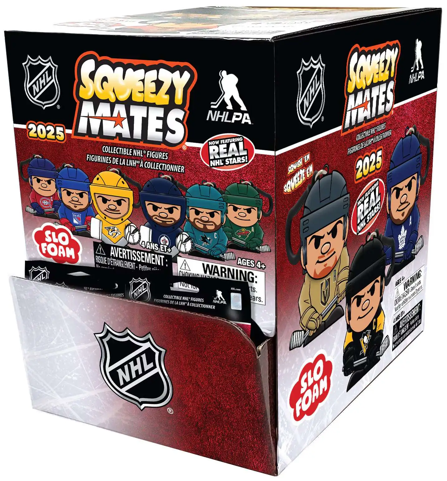 NHL Squeezy Mates 2025 Hockey Mystery Box [24 Packs]