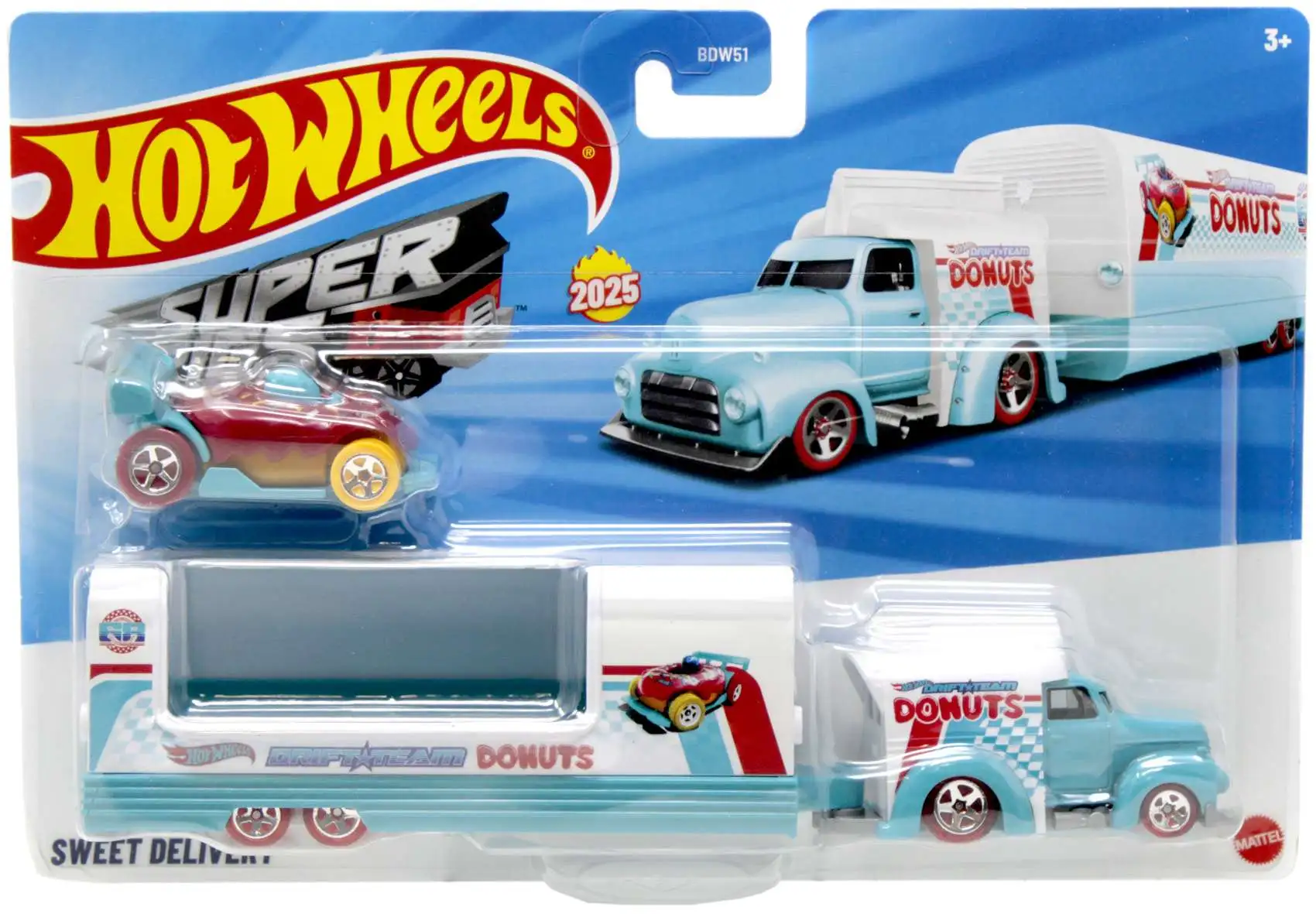Hot Wheels Super Rigs Sweet Delivery Diecast Car