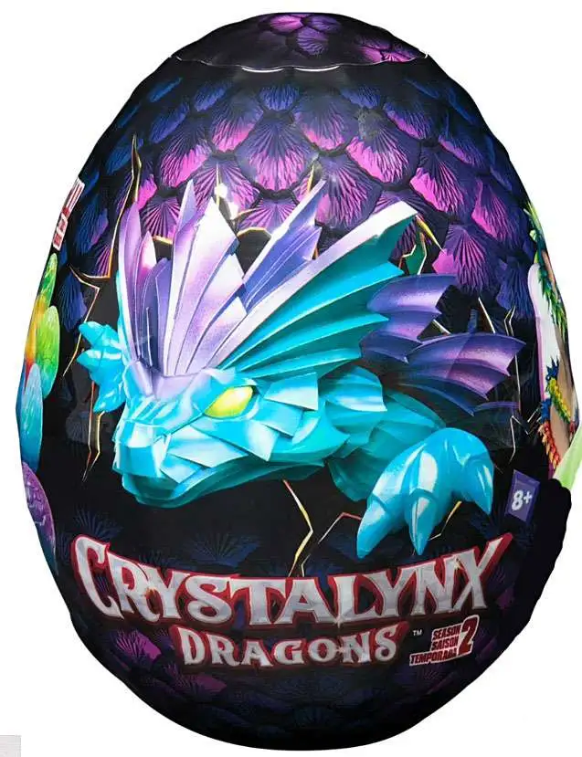 Crystalynx Dragons Series 2 12-Inch Mystery Egg Pack [1 RANDOM Articulated Figure]