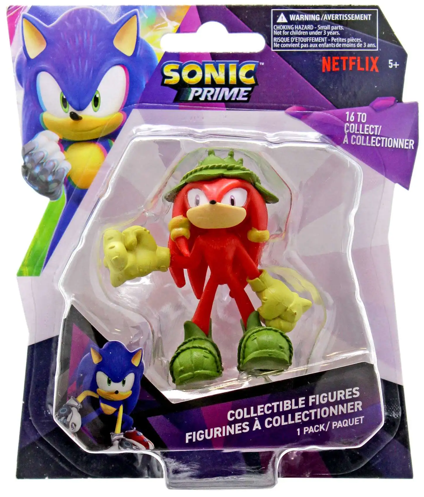 Sonic The Hedgehog Prime Single Packs Gnarly Knuckles 2.5-Inch Mini Figure [Blister]
